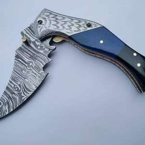 damascus folding knife