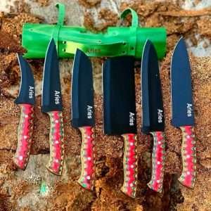 handmade kitchen knife set
