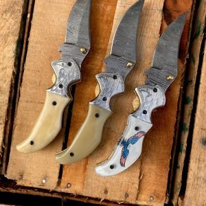 Damascus Folding knives